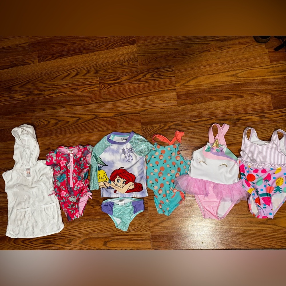 Colorful Girls Swimsuit Collection Bundle